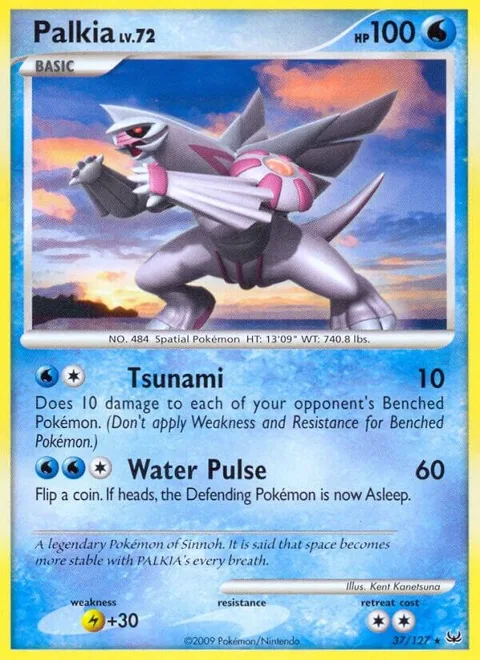 Palkia #37/127 Pokémon card from Platinum