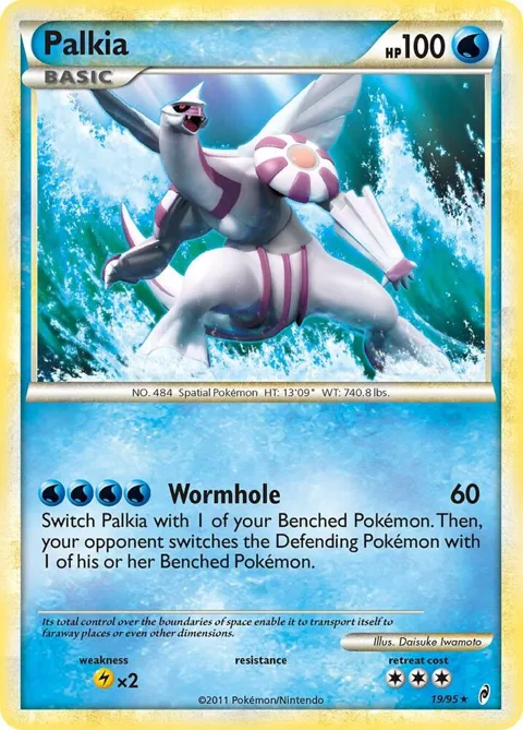 Palkia #19/95 Holofoil Pokémon card from Call of Legends