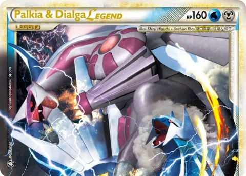 Palkia & Dialga Legend Top #101/102 Holofoil Pokémon card from Triumphant