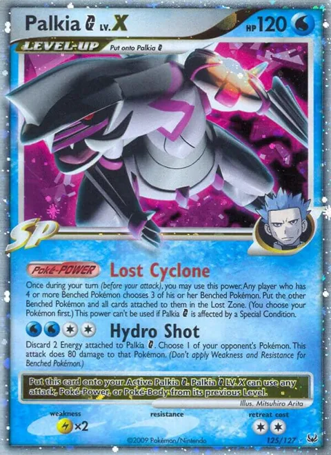 Palkia G Lv.X #125/127 Holofoil Pokémon card from Platinum