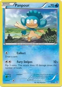 Panpour #11/39 Pokémon card from Kalos Starter Set