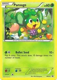 Pansage #BW14 Pokémon card from Black and White Promos