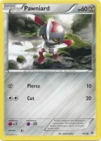 Pawniard #19/39 Pokémon card from Kalos Starter Set