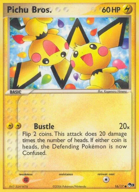 Pichu Bros. #016/017 Pokémon card from POP Series 3