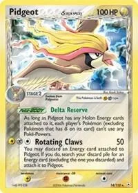 Pidgeot Delta Species #14/110 Reverse Holofoil Pokémon card from EX Holon Phantoms
