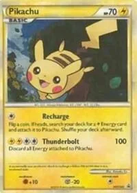 Pikachu #HGSS03 Holofoil Pokémon card from HGSS Promos