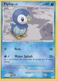 Piplup #5/12 Pokémon card from DP Trainer Kit: Manaphy & Lucario