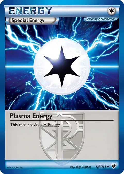 Plasma Energy Team Plasma #127/135 Reverse Holofoil Pokémon card from Plasma Storm