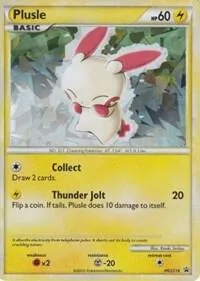 Plusle #HGSS16 Holofoil Pokémon card from HGSS Promos