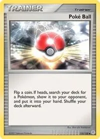 Poke Ball #110/130 Reverse Holofoil Pokémon card from Diamond and Pearl