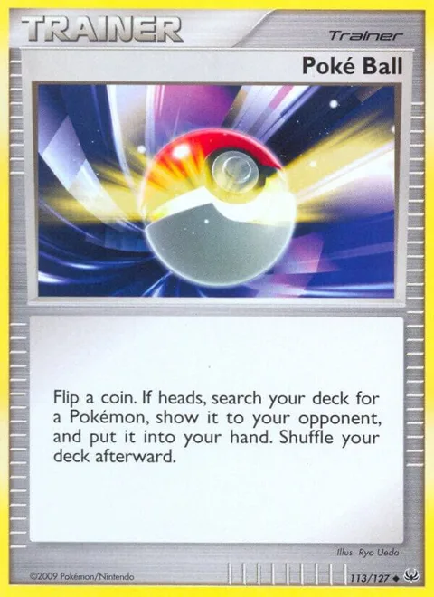 Poke Ball #113/127 Pokémon card from Platinum