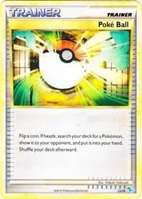 Poke Ball Gyarados #23/30 Pokémon card from HGSS Trainer Kit: Gyarados & Raichu