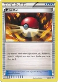 Poke Ball #35/39 Pokémon card from Kalos Starter Set