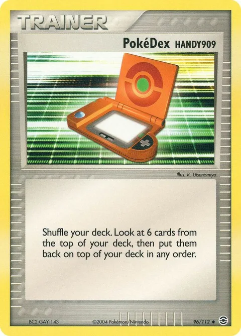 PokeDex HANDY909 #96/112 Pokémon card from EX FireRed & LeafGreen