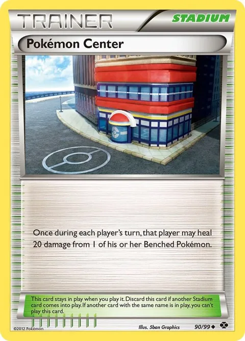 Pokemon Center #90/99 Pokémon card from Next Destinies