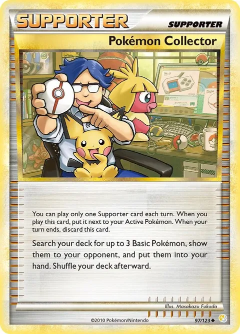 Pokemon Collector #97/123 Pokémon card from HeartGold SoulSilver