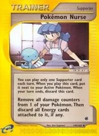 Pokemon Nurse #145/165 Pokémon card from Expedition