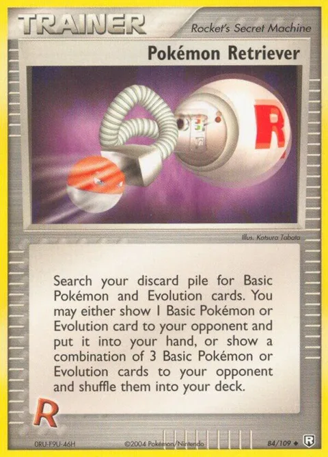 Pokemon Retriever #84/109 Reverse Holofoil Pokémon card from EX Team Rocket Returns