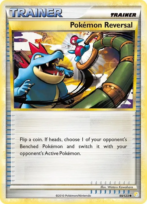 Pokemon Reversal #99/123 Reverse Holofoil Pokémon card from HeartGold SoulSilver