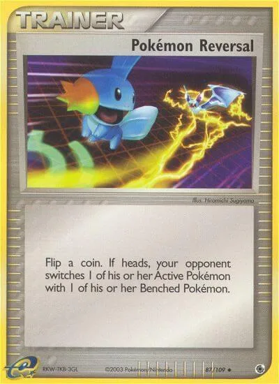 Pokemon Reversal #87/109 Pokémon card from EX Ruby and Sapphire