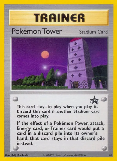 Pokemon Tower #42/53 Pokémon card from WoTC Promo