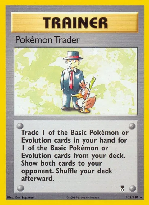 Pokemon Trader #103/110 Pokémon card from Legendary Collection