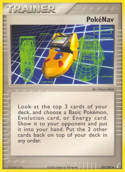 Pokenav #83/100 Pokémon card from EX Crystal Guardians