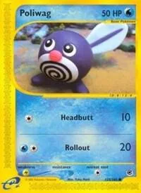 Poliwag #125/165 Pokémon card from Expedition