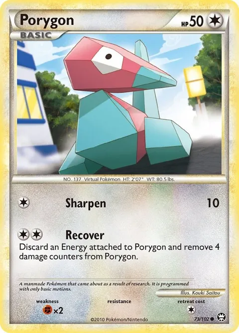 Porygon #73/102 Pokémon card from Triumphant