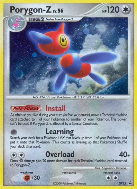 Porygon-Z #DP35 Holofoil Pokémon card from Diamond and Pearl Promos