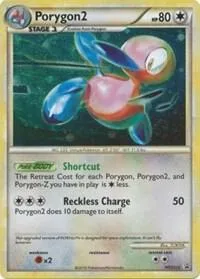 Porygon2 #HGSS23 Holofoil Pokémon card from HGSS Promos