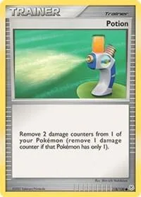 Potion #118/130 Pokémon card from Diamond and Pearl