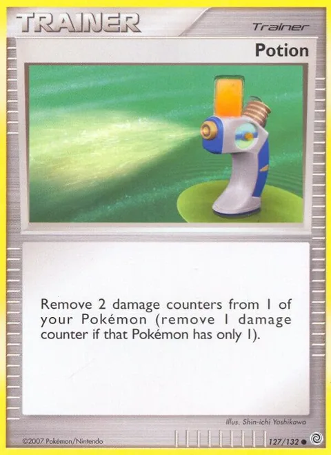 Potion #127/132 Reverse Holofoil Pokémon card from Secret Wonders