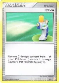 Potion Lucario #9/12 Pokémon card from DP Trainer Kit: Manaphy & Lucario
