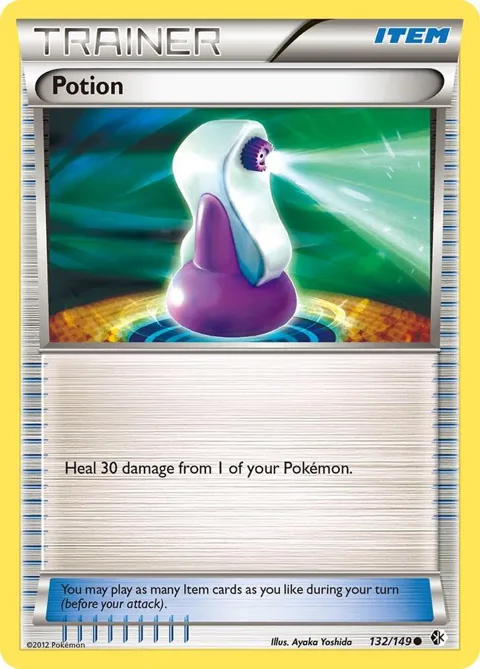 Potion #132/149 Pokémon card from Boundaries Crossed