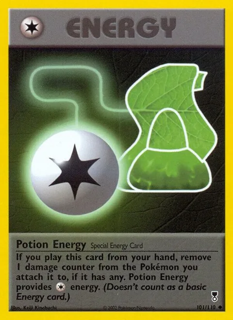 Potion Energy #101/110 Reverse Holofoil Pokémon card from Legendary Collection