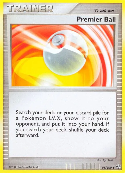 Premier Ball #91/100 Pokémon card from Stormfront