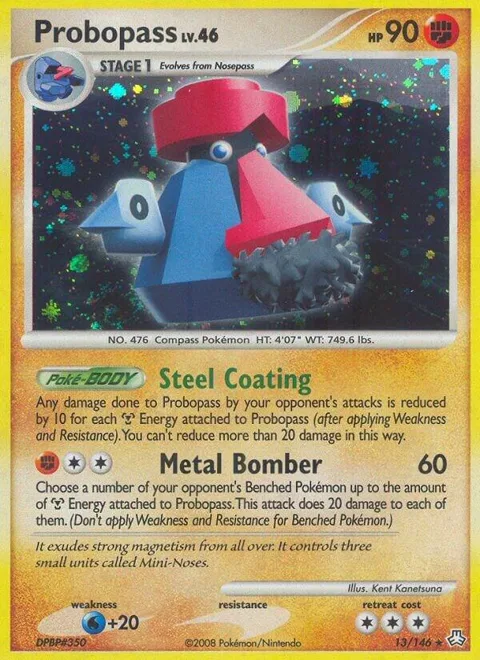 Probopass #13/146 Holofoil Pokémon card from Legends Awakened