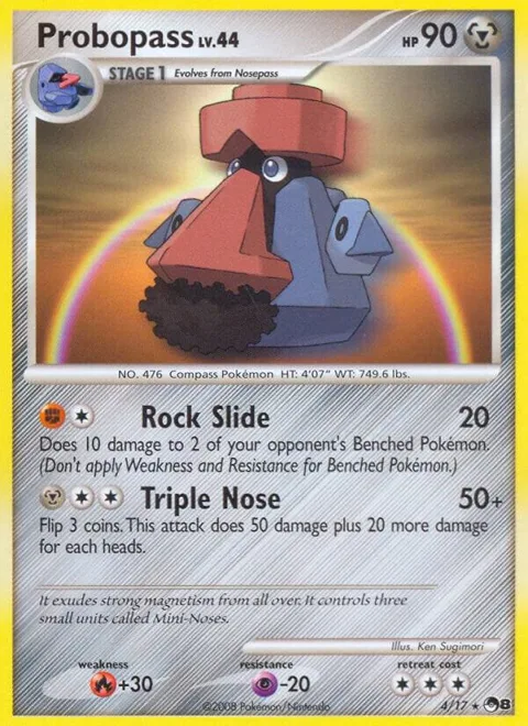Probopass #004/017 Pokémon card from POP Series 8