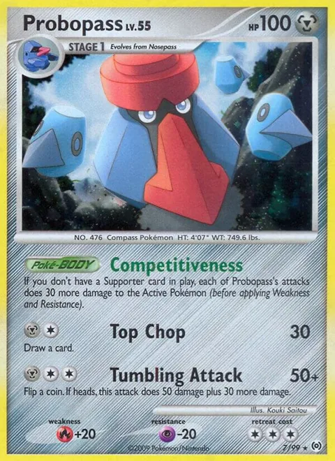 Probopass #7/99 Holofoil Pokémon card from Arceus