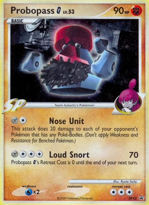 Probopass G #DP43 Holofoil Pokémon card from Diamond and Pearl Promos