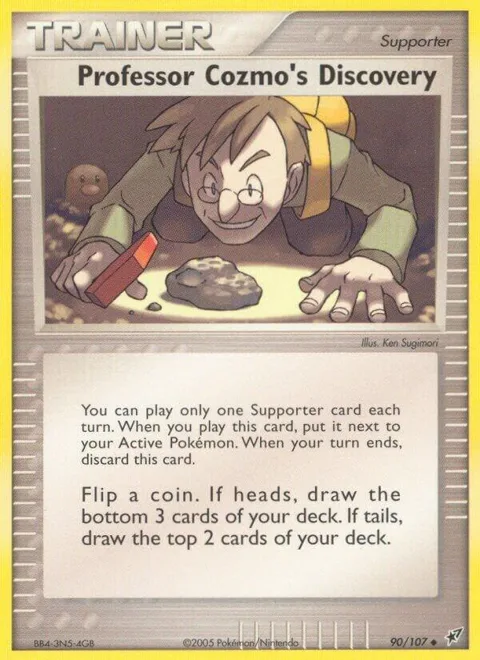 Professor Cozmo's Discovery #90/107 Reverse Holofoil Pokémon card from EX Deoxys