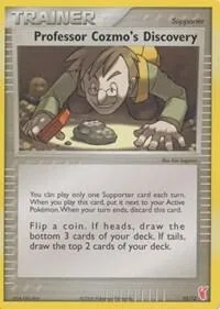 Professor Cozmo's Discovery #10/12 Pokémon card from EX Trainer Kit 2: Plusle & Minun