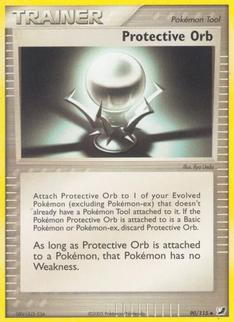 Protective Orb #90/115 Pokémon card from EX Unseen Forces
