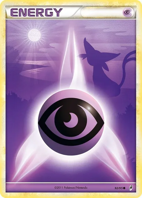 Psychic Energy #92/95 Holofoil Pokémon card from Call of Legends