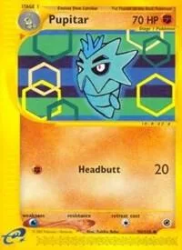 Pupitar #090/165 Pokémon card from Expedition