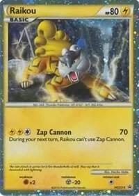 Raikou #HGSS19 Holofoil Pokémon card from HGSS Promos