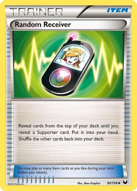 Random Receiver #99/108 Pokémon card from Dark Explorers