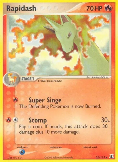 Rapidash #52/113 Pokémon card from EX Delta Species