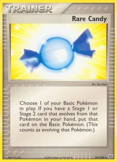 Rare Candy #83/106 Reverse Holofoil Pokémon card from EX Emerald